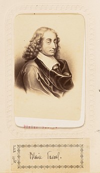 Blaise Pascal by Étienne Neurdein