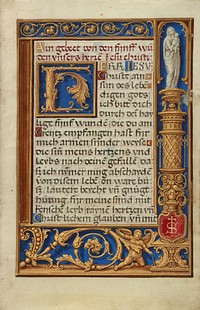 Decorated Text Page by Simon Bening