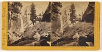Piwyac, or the Vernal Fall, 300 feet, Yosemite Valley, Mariposa County, Cal. by Carleton Watkins