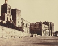 Avignon. Palais des Papes by Édouard Baldus