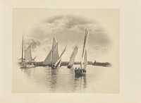 A Sailing Match at Horning, 1885 by Peter Henry Emerson