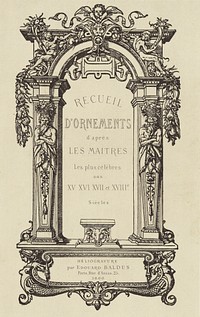 Frontispiece by Édouard Baldus