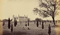 Cawnpore; The Memorial Well, with the Cawnpore Church in the Distance by Samuel Bourne