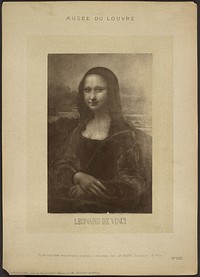 Mona Lisa by Da Vinci, Musée du Louvre by Adolphe Braun