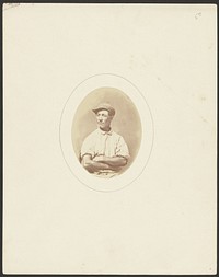 Portrait of man wearing hat by George Kendall Warren