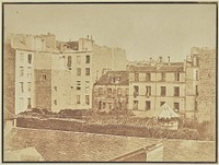 City View over Rooftops by Hippolyte Bayard and William Henry Fox Talbot
