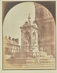 Fontaine Saint-Sulpice by Hippolyte Bayard