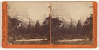 The Lake, Yosemite Valley, Mariposa County, Cal. (#68) by Carleton Watkins
