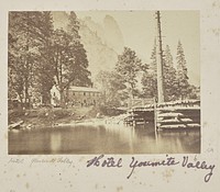 The Sentinel, 3270 feet, Yosemite Valley, Mariposa County, CAL. (No. 1087). by Carleton Watkins