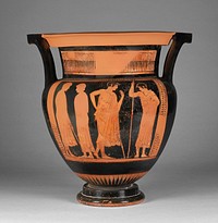 Attic Red-Figure Column Krater by Agrigento Painter