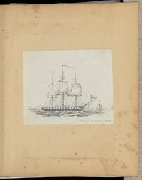 Ship at Sea by James Makgill Heriot Maitland and James Brewster