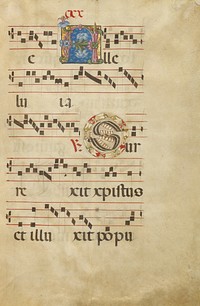 Decorated Initial A; Decorated Initial S