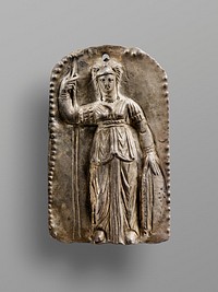 Repousée Plaque Depicting Athena Parthenos