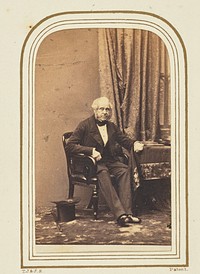 Henry John Temple, III (1784 - 1865), Viscount Palmusten by Camille Silvy