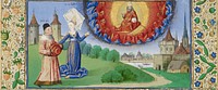 Philosophy Instructing Boethius on the Role of God by Coëtivy Master Henri de Vulcop