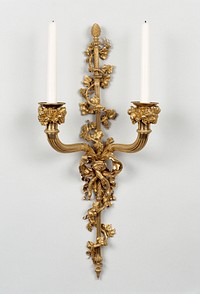 Set of four wall lights by Claude Jean Pitoin and Louis Gabriel Féloix