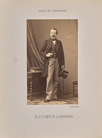 Monsieur le vicomte de la Guéronniére by André Adolphe Eugène Disdéri