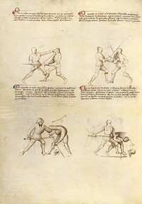 Combat with Sword by Fiore Furlan dei Liberi da Premariacco