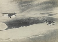 Two airplanes by Fédèle Azari