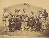 Major Cavagnari, C.S.I. and Chief Sirdars with Kunar Syud by John Burke