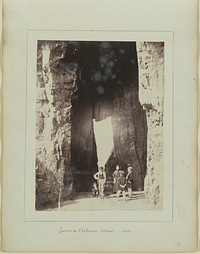 Cavern in St Catherine's Island, Tenby by John Wheeley Gough Gutch
