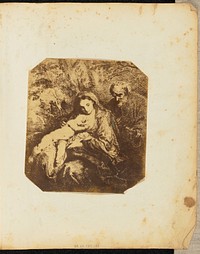 Painting of Madonna nursing Christ child by Jakob Höflinger