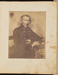 Portrait of a man in uniform by Jakob Höflinger