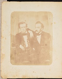 Portrait of two young men by Jakob Höflinger