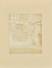 South-East Door of Cathedral, Peterborough by Samuel Buckle