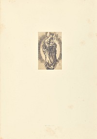 La Vierge à la couronne d'étoiles et au sceptre by Bisson Frères