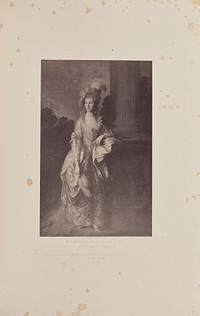 Mrs. Graham, by Gainsborough by Caldesi and Montecchi