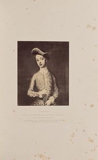 Miss M. Cavendish Harley, by C. Jervas by Caldesi and Montecchi