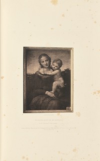 Madonna and Child, by Raphael by Caldesi and Montecchi