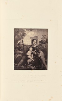 Madonna with Infant and Saint John, by F. Bartolomeo by Robert Howlett