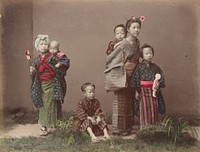 Carrying Children by Kusakabe Kimbei