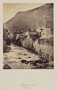Lynmouth. Devon. by Francis Bedford and Arthur James Melhuish