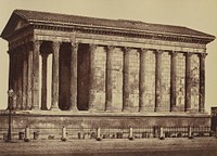 Nimes. Maison Carrée by Édouard Baldus