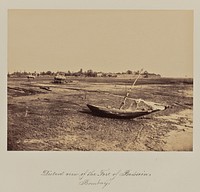 Distant view of the Fort Bassein, Bombay. by James Robertson