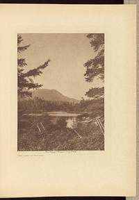The Lake at Nootka by Edward S Curtis