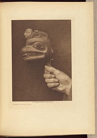 Shaman's Rattle - Haida by Edward S Curtis