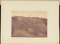 Summer Shelter at Campo - Diegueño by Edward S Curtis
