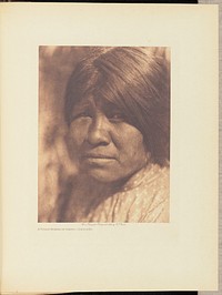 A Young Woman of Campo - Diegueño by Edward S Curtis