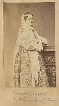 Princess Elisabeth in Roumanian Costume by Franz Duschek