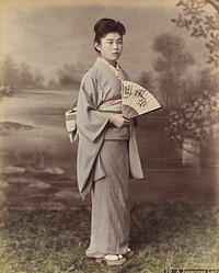 A Japanese Lady by Kusakabe Kimbei