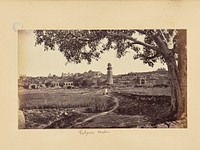 Futtypore Sikri; General View of the Ruins (West Side), from the Foot of the Hill by Samuel Bourne