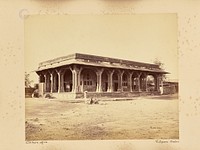 Futtypore Sikri; Akbar's Office by Samuel Bourne