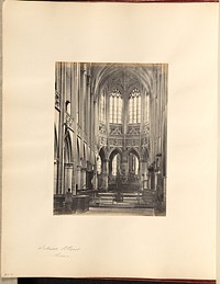 Interior, St. Pierre, Caen by Francis Frith