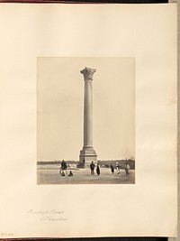 Pompey's Pillar, Alexandria by Francis Frith