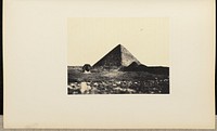 The Sphinx and the Pyramid of Kheops, Gizeh by Henry Cammas and André Lefèvre