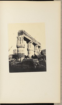 Colonade at Karnak by Henry Cammas and André Lefèvre